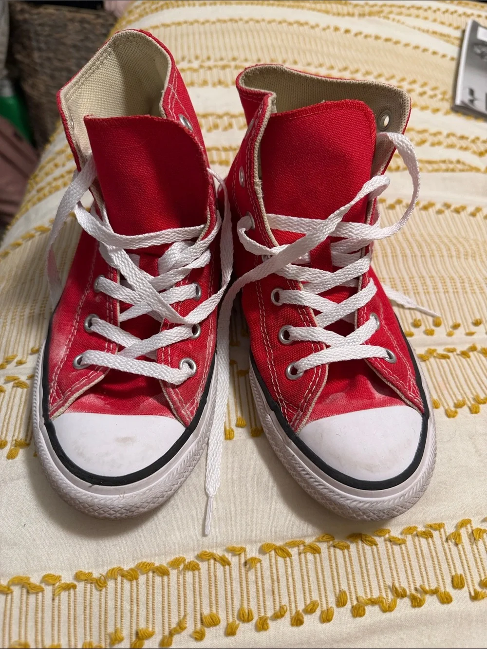 Converse Red Kids High-Top Sneakers